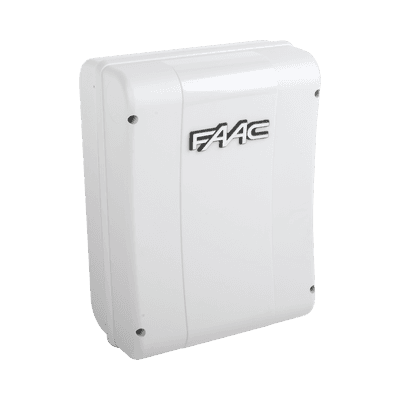 Cuadro de mando FAAC E024S para operadores abatibles  FAAC S418 y FAAC 770N 