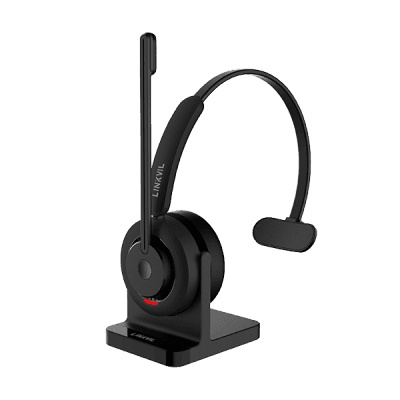 Auriculares Bluetooth / Micrófono Omnidireccional / Cancelación de Ruido AI ENC / Busylight Integrado / Bluetooth 5.4 Multipunto / Batería 400 mAh / 22 Horas Llamadas / Compatible VoIP