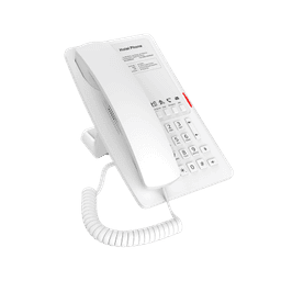 Teléfono IP para Hotelería, Puerto USB-A para Carga, 5 Teclas Programables para Servicio Rápido (Hotline), Plantilla Personalizable con PoE 