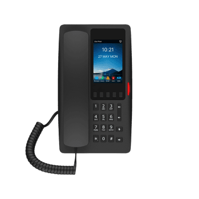 TELEFONO IP WI-FI HOTELERO C/POE C/PUERTO USB P/CARGA Y PANTALLA LCD D/3.5IN