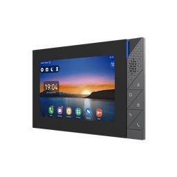 Monitor IP/SIP para interior con Android, Wi-Fi, Bluetooth, pantalla táctil de 7", audio de 2 vías, PoE, 8 interfaces de entrada de alarma.
