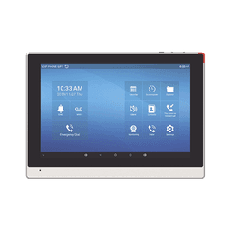 Monitor IP/SIP para interior con Android, Wi-Fi, pantalla táctil de 10.1", audio de 2 vías, PoE, 8 interfaces de entrada de alarma.