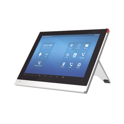 Monitor IP/SIP para interior con Android, Wi-Fi, pantalla táctil de 10.1", audio de 2 vías, PoE, 8 interfaces de entrada de alarma.
