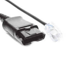 Cable adaptador para diademas modelo HT101, HT201 y HT202 para compatibilidad con teléfonos Grandstream, análogos, digitales, etc.