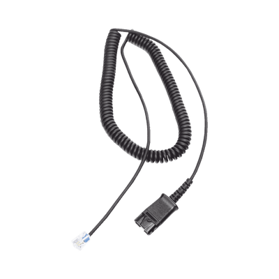 Cable adaptador para diademas modelo HT101, HT201 y HT202 para compatibilidad con teléfonos Grandstream, análogos, digitales, etc.