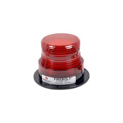 Estrobo Rojo FireBolt Plus sin tubo de reemplazo, 115 Vca