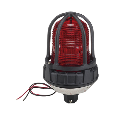 Luz de advertencia LED para ubicaciones peligrosas, montaje tipo tubo, 24 VCD, color Rojo