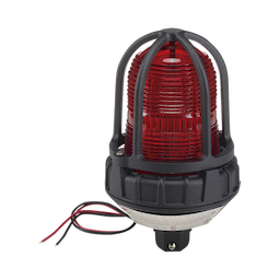 Luz de advertencia LED para ubicaciones peligrosas, montaje tipo tubo, 24 VCD, color Rojo