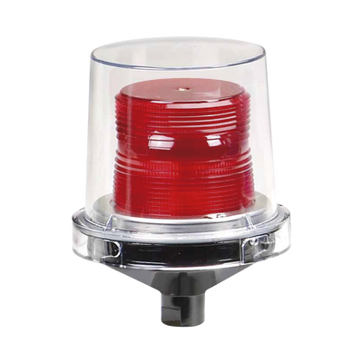 Luz de advertencia LED para ubicaciones peligrosas Electraray®, UL y cUL Homologado UL y cUL para Clase I, División 2, Grupos A, B, C y D; Clase II División 2, Grupos F y G; Clase III , 240 VCA, color Rojo, parpadeo predeterminado