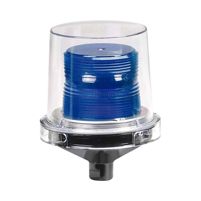 Luces estroboscópicas para lugares peligrosos Electraray® , Homologado UL y cUL para Clase I, División 2, Grupos A, B, C y D; Clase II, División 2, Grupos F y G; Clase III , 12-24 VCD, color Azul, parpadeo predeterminado