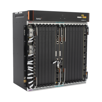 OLT Carrier Class Modular GPON, 14 Ranuras de Servicio, Incluye 1 Tarjeta de Servicio, Doble fuente -48Vcc, 11 UR, Gestión por UNM2000, CLI, (Incluye Instalación de software UNM2000)