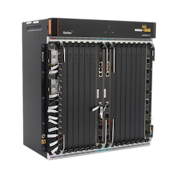 OLT Carrier Class Modular GPON, 14 Ranuras de Servicio, Incluye 1 Tarjeta de Servicio, Doble fuente -48Vcc, 11 UR, Gestión por UNM2000, CLI, (Incluye Instalación de software UNM2000)
