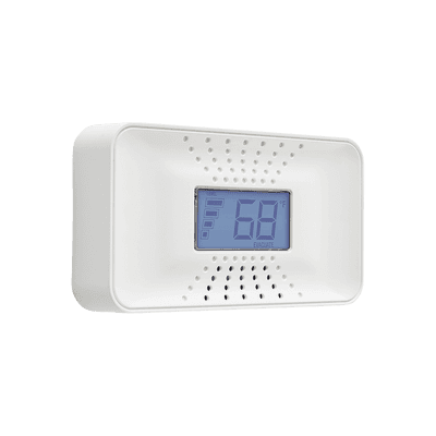 Alarma de monóxido de carbono (CO) con batería de 10 años y display digital de temperatura 