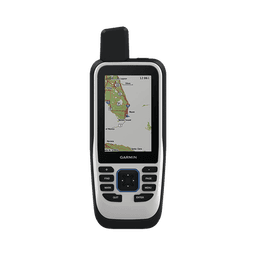 GPS portátil GPSMAP 86s con mapa base precargado, incluye batería interna recargable.