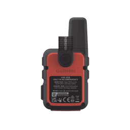 Navegador satelital InReach Mini 2 color naranja, con cobertura global mediante la red Iridium, cuenta con botón de emergencia, batería para hasta 50 horas, GPS y brujula.