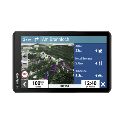 Navegador por Satélite para Moto / Pantalla Brillante 6" / Resistente IPX7 / Cambio de Mapa Sencillo / Garmin Adventurous Routing