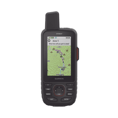 GPS portátil GPSMAP 67i, dispositivo portátil multisatelital de alta precision, con mapas topográficos instalados, mensajeria y SOS por medio de Inreach