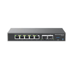 4 en 1: Firewall, Router, PBX IP, Switch Gigabit de 5 Puertos (4 PoE) y 2 Puertos SFP 2.5 Gigabit