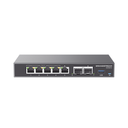 4 en 1: Firewall, Router, PBX IP, Switch Gigabit de 5 Puertos (4 PoE) y 2 Puertos SFP 2.5 Gigabit