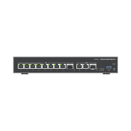 4 en 1: Firewall, Router, PBX IP, Switch 10 Puertos Gigabit (4 PoE) + 2 Puertos SFP 2.5 Gigabit