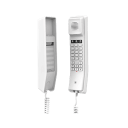 Teléfono IP para Hoteles / Altavoz HD / 2 Cuentas y Líneas SIP / 10 Teclas de Marcación Rápida / 3 Teclas Programables / Códec OPUS / Gestión GDMS / Instalación en Escritorio y Pared / PoE 100 Mbps