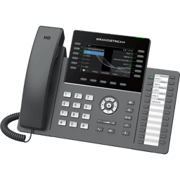 Teléfono IP / 12 Líneas / 24 Teclas Programables / Wi-Fi 6 / PoE / Pantalla LCD 4.3 Pulgadas / Bluetooth / Audio HD