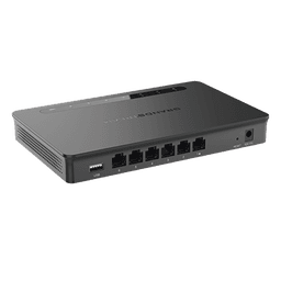 Router Gigabit VPN / Balanceador de cargas / 30,000 sesiones NAT /  6 puertos 10/100/1000 Mbps (WAN/LAN) / Compatible con GWN Cloud.