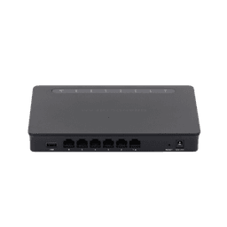 Router Gigabit VPN / Balanceador de cargas / 30,000 sesiones NAT /  6 puertos 10/100/1000 Mbps (WAN/LAN) / Compatible con GWN Cloud.