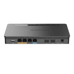 Router Gigabit VPN / Balanceador de cargas / 30,000 sesiones NAT /  4 puertos 10/100/1000 Mbps + 2 puertos SFP (WAN/LAN) / 1 puerto entrada PoE(af/at) / 2 puertos salida PoE (af/at) / Compatible con GWN Cloud.