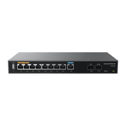 Router Gigabit VPN / Balanceador de cargas / 60,000 sesiones NAT /  9 puertos 10/100/1000 Mbps + 2 puertos SFP (WAN/LAN) / 1 puerto entrada PoE(af/at) / 2 puertos salida PoE (af/at) / Compatible con GWN Cloud.