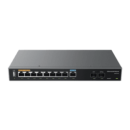 Router Gigabit VPN / Balanceador de cargas / 60,000 sesiones NAT /  9 puertos 10/100/1000 Mbps + 2 puertos SFP (WAN/LAN) / 1 puerto entrada PoE(af/at) / 2 puertos salida PoE (af/at) / Compatible con GWN Cloud.