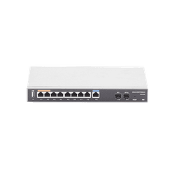 Router Gigabit VPN / Balanceador de cargas / 60,000 sesiones NAT /  9 puertos 10/100/1000 Mbps + 2 puertos SFP (WAN/LAN) / 1 puerto entrada PoE(af/at) / 2 puertos salida PoE (af/at) / Compatible con GWN Cloud.