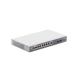 Router Gigabit VPN / Balanceador de cargas / 60,000 sesiones NAT /  9 puertos 10/100/1000 Mbps + 2 puertos SFP (WAN/LAN) / 1 puerto entrada PoE(af/at) / 2 puertos salida PoE (af/at) / Compatible con GWN Cloud.