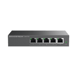 Switch PoE+ Gigabit No Administrable / 5 puertos 10/100/1000 Mbps / 4 puertos PoE+ / hasta 60W