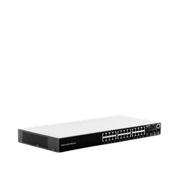 Switch Gigabit Administrable / 24 puertos 10/100/1000 Mbps + 4 Puertos SFP Uplink / Compatible con GWN Cloud.