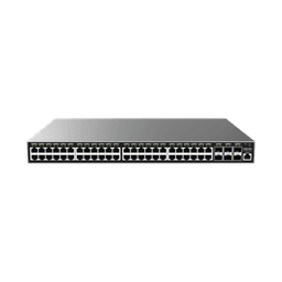 Switch Gigabit  Administrable / 48 puertos 10/100/1000 Mbps + 6 Puertos SFP+ / Compatible con GWN Cloud.