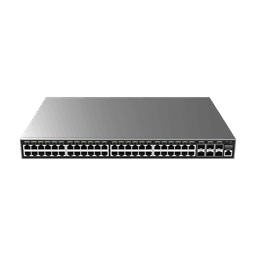 Switch Gigabit  Administrable / 48 puertos 10/100/1000 Mbps + 6 Puertos SFP+ / Compatible con GWN Cloud.