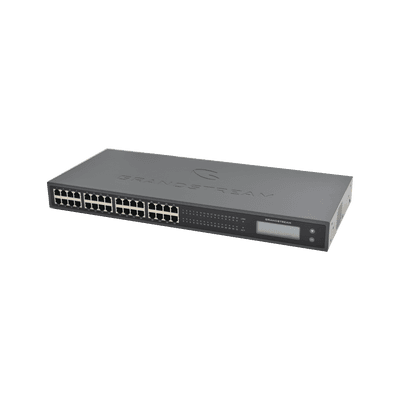 Adaptador VoIP GrandStream de 32 FXS 2 puertos telco 50 pins p/montaje en rack