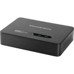Adaptador de Teléfono Analógico ATA 2 Puertos FXS (Conectar Teléfono Análogo) con Router NAT Gigabit / Compatible SIP / Cifrado AES Reforzado / Calidad de Voz HD / Soporta Fax T.38 / Router NAT Alto Rendimiento