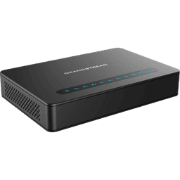 Gateway 8 Puertos FXS (Conectar Teléfono Análogo) con Router NAT Gigabit / 2 Perfiles SIP / Cifrado AES / Conferencia de Voz 3 Participantes / Calidad de Voz HD / Fax T.38 / 2 Puertos Gigabit / Aprovisionamiento Automatizado TR069