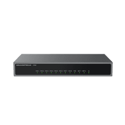 Gateway Analógico 8 FXO  (Conectar Lineas Analógicas) / 3 Perfiles SIP / 1 Puerto FXS / NAT de Alto Rendimiento / Soporte Lifeline / Fax T.38 / Cifrado AES / Failover SIP / Conferencia de Voz 3 Vías