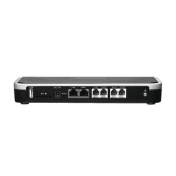 Conmutador IP-PBX de 2 puertos FXO + 2 FXS, 30 llamadas concurrentes, 500 usuarios y doble puerto Gigabit