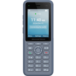 Teléfono IP Wi-Fi Inalámbrico WP836 / Wi-Fi 6 Doble Banda / IP69K Resistente a Exteriores / Batería 3000 mAh / 4 Conferencias / Bluetooth Integrado / USB Tipo C / Compatibilidad con Códec Opus HD