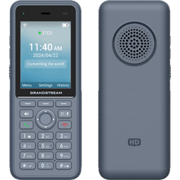 Teléfono IP Wi-Fi Inalámbrico WP836 / Wi-Fi 6 Doble Banda / IP69K Resistente a Exteriores / Batería 3000 mAh / 4 Conferencias / Bluetooth Integrado / USB Tipo C / Compatibilidad con Códec Opus HD