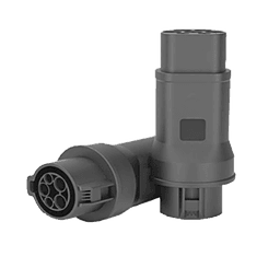 Adaptador de Conector EV Tipo 1 a Tipo 2 