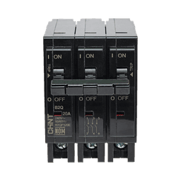 MCB - Interruptor Termomagnético Enchufable, Serie: B2Q, 3P, 15A, 240V (SKU:1002294)