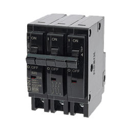 MCB - Interruptor Termomagnético Enchufable, Serie: B2Q, 3P, 40A, 240V  (SKU:1002299)