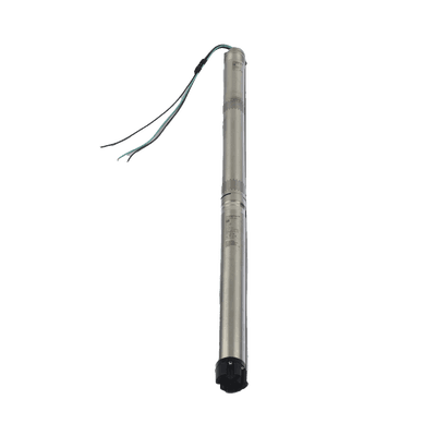 Bomba Sumergible Solar / 1.4 kW / Dual AC-DC 90-240V CA / 30-300V CC / IP68 / MPPT / Rotor Hélice Altura Elevada