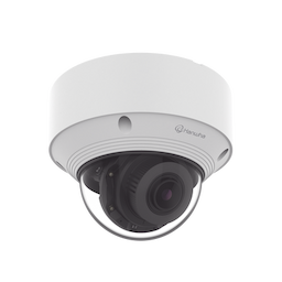 Cámara IP Tipo domo Antivandálica 5 Megapíxel / Lente Varifocal 3.2 - 10mm / IR 30M / WDR 120db / IP66 / H.265 & WiseStream / Inteligencia Artificial Deteccion de Personas y vehiculos