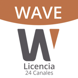 Licencia de 24 Canales de Grabación Wisenet Wave Profesional 